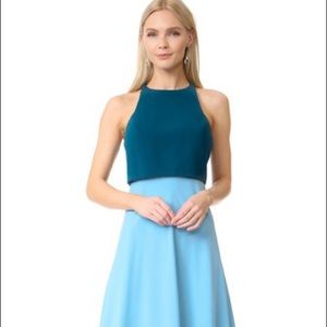 Jill Stuart color blocked popover gown - beautiful and soft